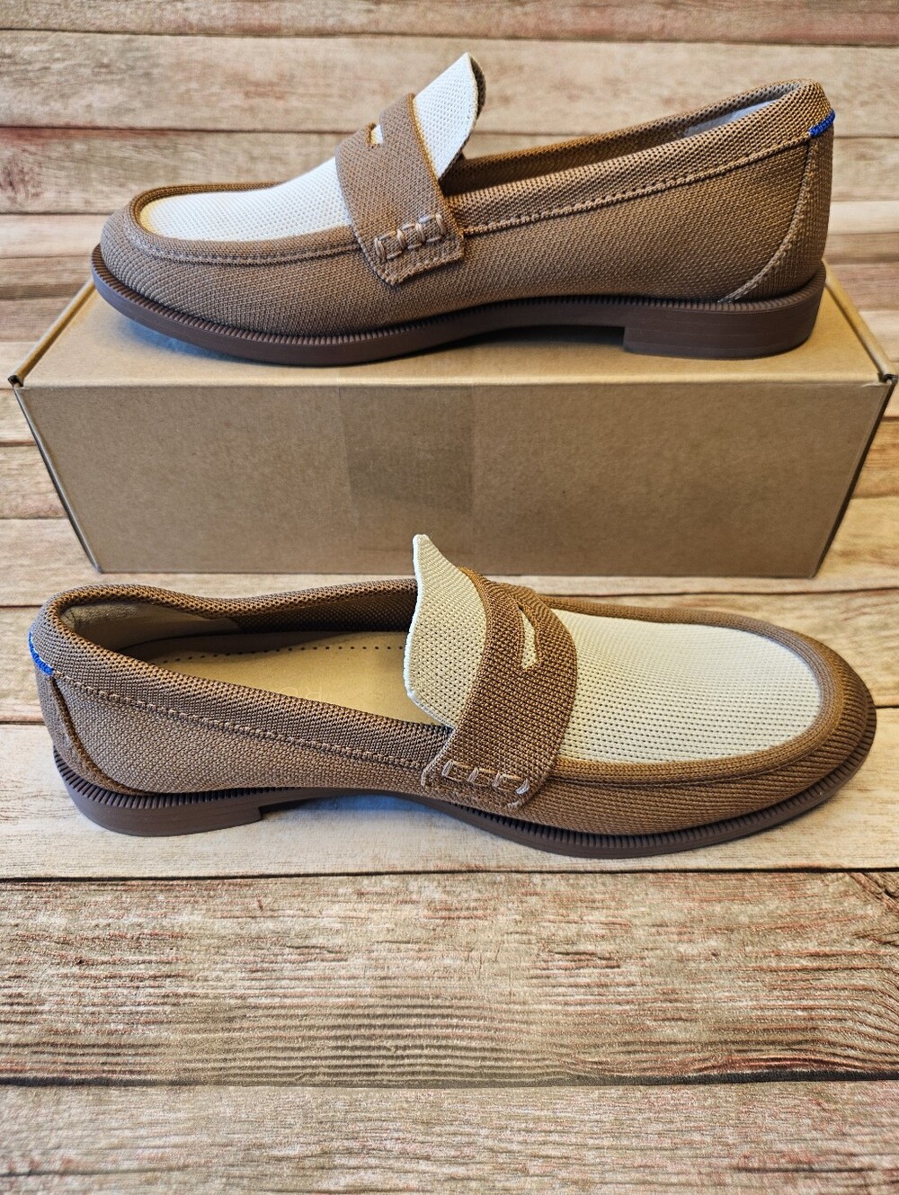Rothy's The Penny Loafer shoes in the Cortado colorway. - Picture 2 of 9